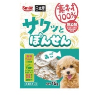 スマック 素材100％ サクッとぽんせん あご 15g ◆賞味期限 2026年3月