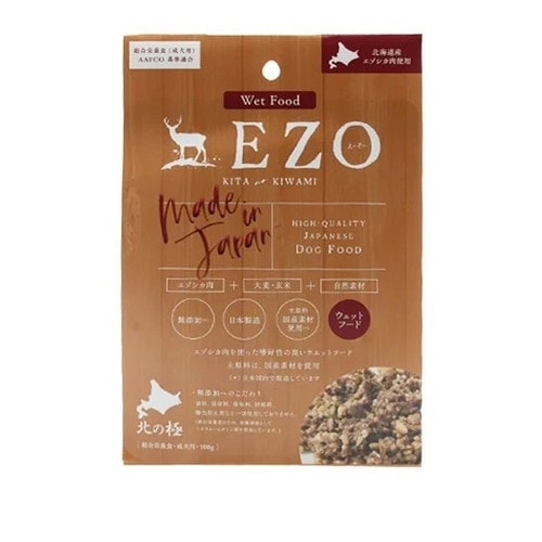 北の極 総合栄養食 ウェットフード EZO(えーぞー)100g ◆賞味期限 2026年6月