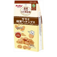 ペティオ 素材そのまま 完全無添加 ササミ パリッと 極薄プチチップス 20g ◆賞味期限 2026年3月