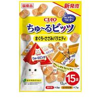 いなば ちゅ～るビッツ 15袋入り まぐろ・ささみバラエティ 12g×15袋 ◆賞味期限 2027年10月