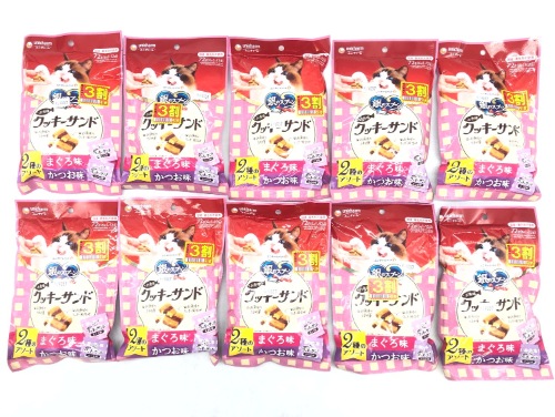 【訳あり】10個セット！銀のスプーン お魚味クッキーサンド 72g 成猫 ◆賞味期限 2026年12月