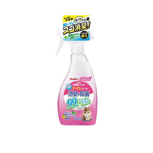 ペティオ ハッピークリーン 猫トイレのニオイ消臭＆除菌(500ml)