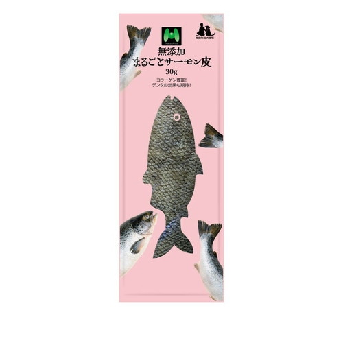 マツヒロ 素材重視 無添加 まるごとサーモン皮(30g) ◆賞味期限 2026年12月