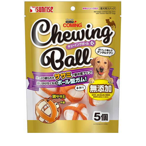 ゴン太のカミング チューイングボール(5個入) ◆賞味期限 2027年8月