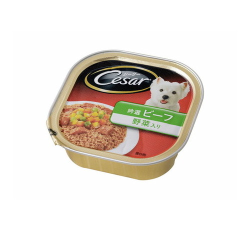 シーザー 吟撰ビーフ 野菜入り 100g CE27 ◆賞味期限 2027年3月