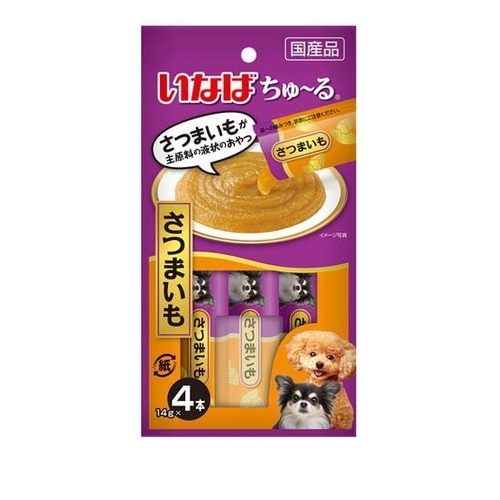 いなば さつまいもちゅーる さつまいも 14g×4本 ◆賞味期限 2027年9月