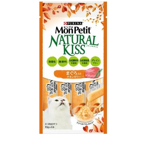 モンプチ ナチュラルキッス まぐろ入りチキンゼリー 40g ◆賞味期限 2027年3月