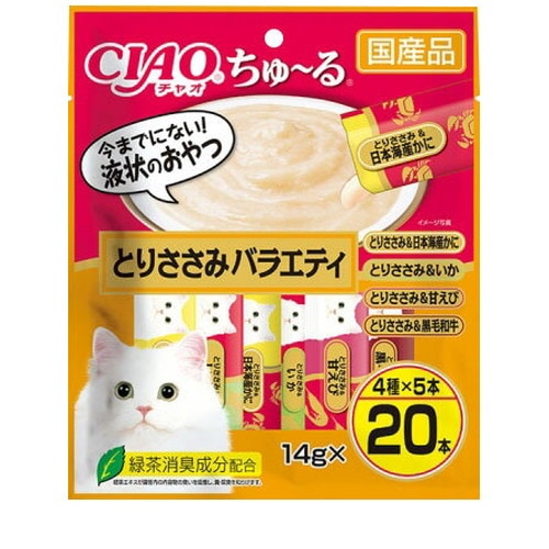 ちゅ～る とりささみバラエティ 14g×20本 ◆賞味期限 2028年1月