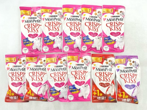 【訳あり】11個セット！モンプチ クリスピーキッス 成猫 ◆賞味期限 2026年6月