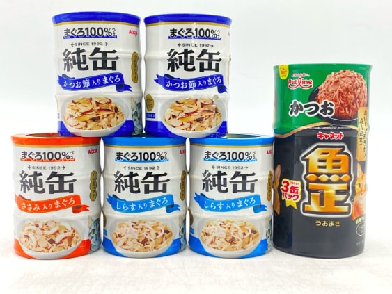 【訳あり】6個セット！アイシア 純缶 ペットライン キャネット 魚正 成猫 ◆賞味期限 2028年2月