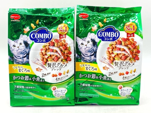 【訳あり】2個セット！コンボ うまみのまぐろ味 700g 成猫 ◆賞味期限 2026年9月
