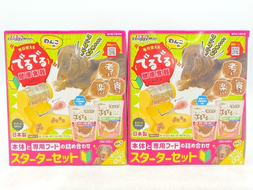 【訳あり】2個セット！毎日使える わんこのでるでる健康食器 スターターセット 成犬 ◆賞味期限 2026年9月