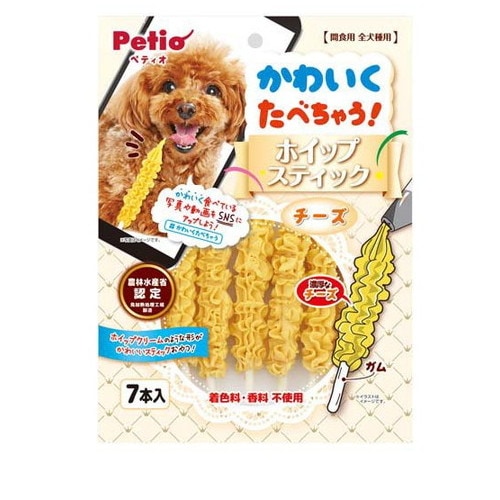 ペティオ かわいくたべちゃう！ ホイップスティック チーズ(7本入) ◆賞味期限 2026年6月