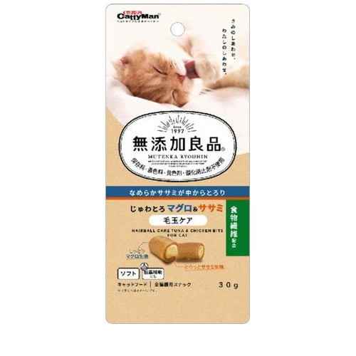 無添加良品 じゅわとろ マグロ&ササミ 毛玉ケア 30g ◆賞味期限 2026年6月