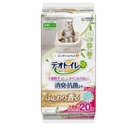 デオトイレ ふんわり香る 消臭・抗菌シート ジャスミンの香り 猫用(20枚入)
