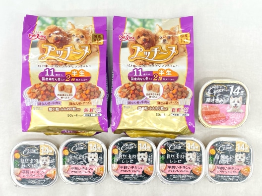 【訳あり】8個セット！シニア ペットライン プッチーヌ シーザー 絹ささみ 自然素材レシピ ◆賞味期限 2026年6月