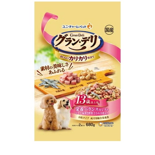 グラン・デリ カリカリ仕立て 13歳以上用 栄養バランスセレクト 680g ◆賞味期限 2027年1月