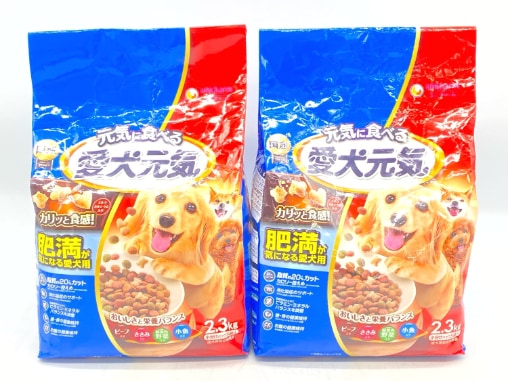 【訳あり】2個セット！愛犬元気 肥満が気になる愛犬用 2.3kg 成犬 ◆賞味期限 2026年7月
