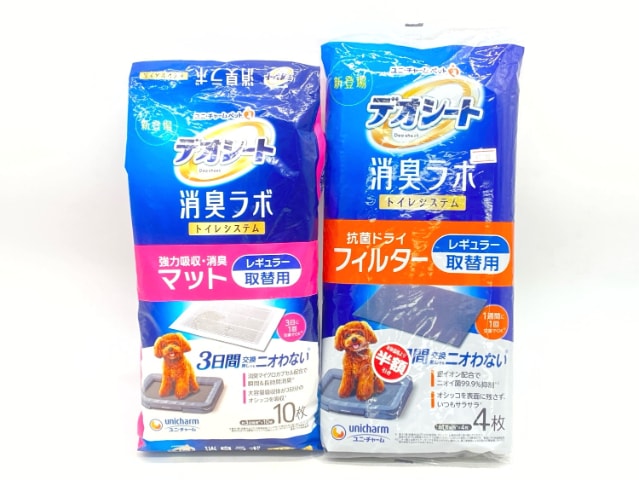 【訳あり】2個セット！ユニ・チャーム デオシート 消臭ラボ レギュラー 取替用マット・フィルター 成犬