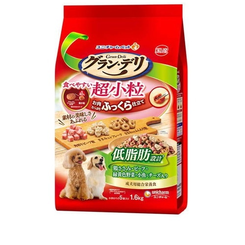 グラン・デリ ふっくら仕立て 低脂肪 食べやすい超小粒 1.6kg ◆賞味期限 2026年10月