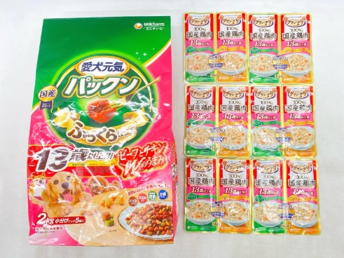 【訳あり】7個セット！シニア 愛犬元気 パックン グラン・デリ 国産鶏肉 ◆賞味期限 2026年10月