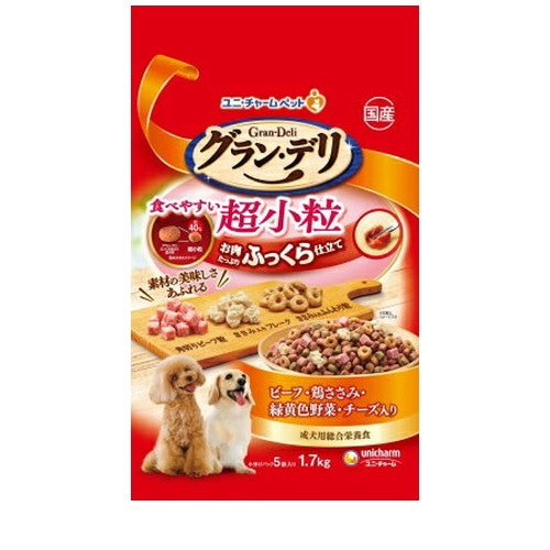 グラン・デリ ふっくら仕立て 食べやすい超小粒 1.7kg ◆賞味期限 2026年8月