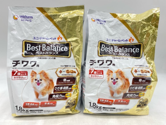 【訳あり】2個セット！シニア ベストバランス チワワ用 カリカリ仕立て 1.8kg ◆賞味期限 2026年6月
