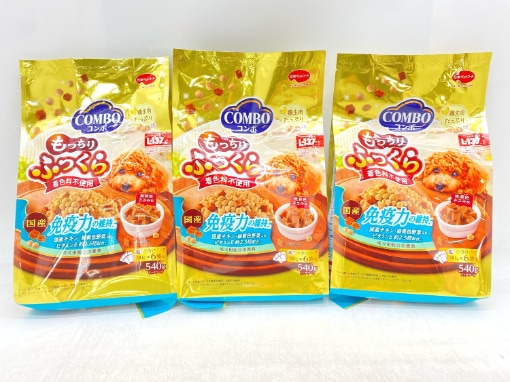 【訳あり】3個セット！コンボ もっちりふっくら 免疫力の維持 540g 成犬 ◆賞味期限 2026年9月
