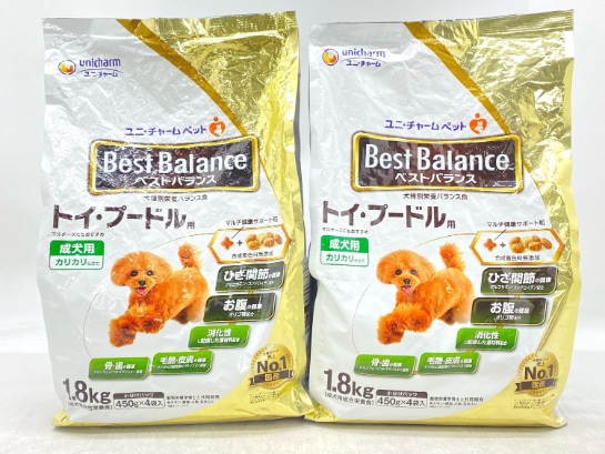 【訳あり】2個セット！ベストバランス トイ・プードル用 1.8kg 成犬 ◆賞味期限 2026年7月