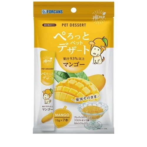 ぺろっとペットデザート マンゴー味 105g(15gx7本入) ◆賞味期限 2026年8月