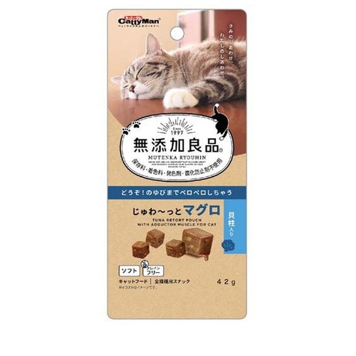 無添加良品 じゅわ～っとマグロ 貝柱入り 42g ◆賞味期限 2026年10月