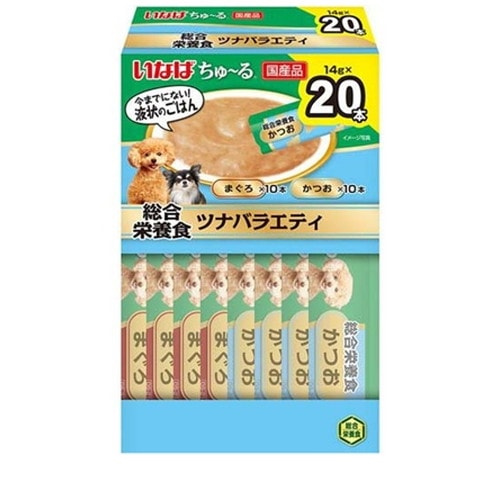 いなば ちゅ～る 総合栄養食 BOX ツナバラエティ 280g(14gx20本入) ◆賞味期限 2028年3月