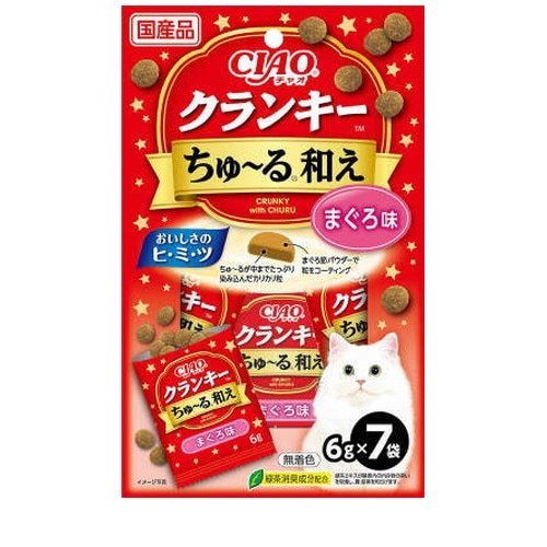 CIAO クランキー ちゅ～る和え まぐろ味 6gx7袋 ◆賞味期限 2027年4月