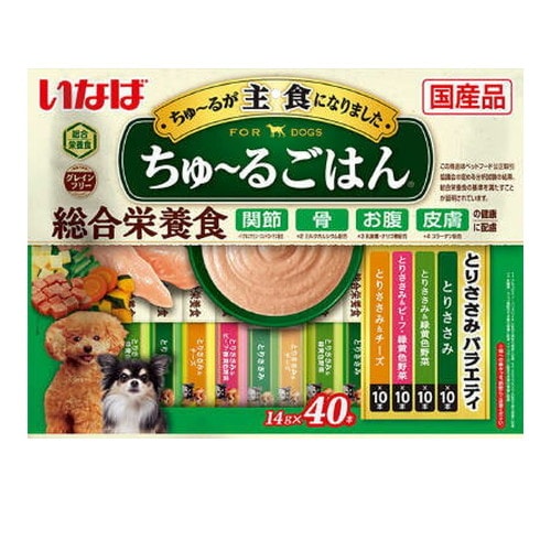 ちゅ～るごはん40本 とりささみバラエティ 14g×40本 ◆賞味期限 2028年2月