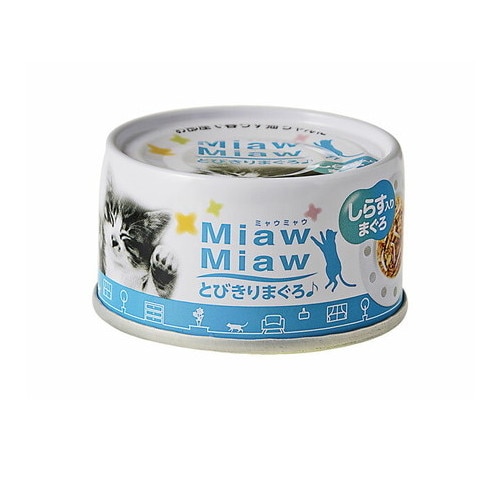 アイシア MiawMiawとびきり♪ しらす入りまぐろ 60g ◆賞味期限 2028年12月