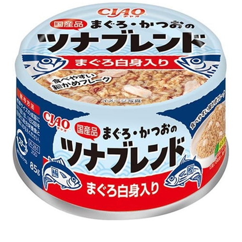 いなば CIAO まぐろ・かつおのツナブレンド まぐろ白身入り 85g ◆賞味期限 2028年11月