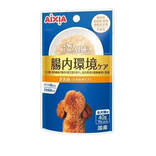 アイケア iCARE ドッグ 腸内環境ケア ささみ 40g ◆賞味期限 2027年8月