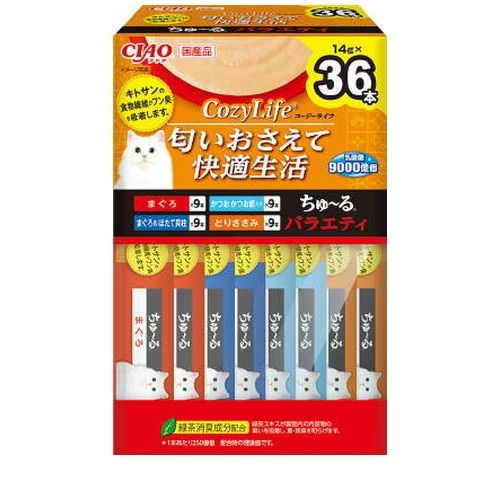 CIAO CozyLifeちゅ～る BOX バラエティ 14g×36本 ◆賞味期限 2026年10月