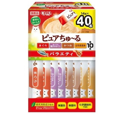 CIAO ピュア ちゅ～る BOX バラエティ(14g×40本) ◆賞味期限 2027年10月