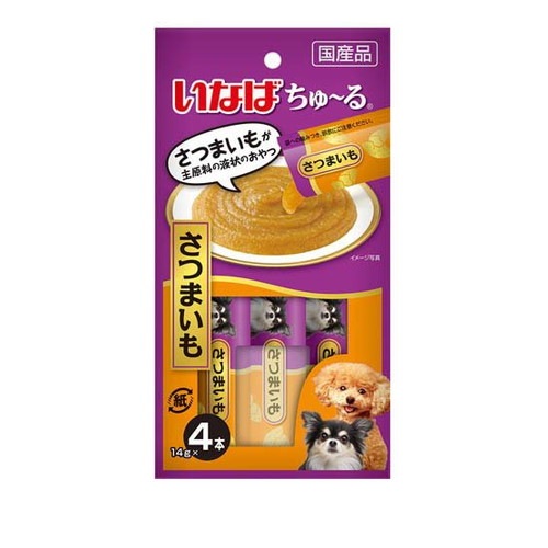 いなば さつまいもちゅーる さつまいも 14g×4本 ◆賞味期限 2027年6月