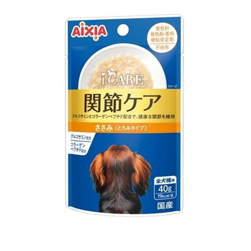 i CARE ドッグ 関節ケア ささみ とろみタイプ(40g) ◆賞味期限 2027年8月