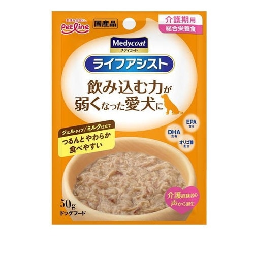 メディコート ライフアシスト ジェルタイプ ミルク仕立て(50g) ◆賞味期限 2027年9月