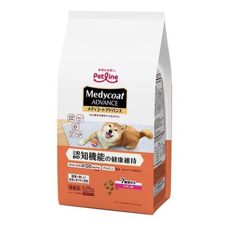 ペットライン メディコートアドバンス 認知機能の健康維持 7歳頃から 2.25kg(450g×5袋) ◆賞味期限 2026年11月