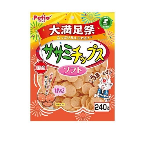 ペティオ ササミチップス ソフト 大満足祭(240g) ◆賞味期限 2026年7月