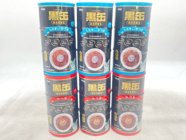 【訳あり】6個セット！アイシア 黒缶 総合栄養食 480g(160gx3缶) 成猫 ◆賞味期限 2027年6月