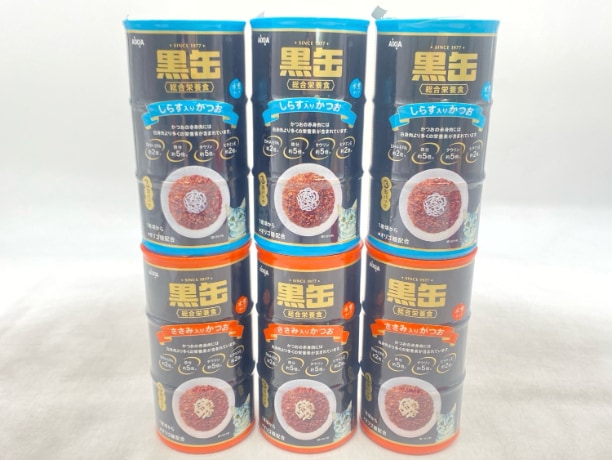 【訳あり】6個セット！アイシア 黒缶 総合栄養食 480g(160gx3缶) 成猫 ◆賞味期限 2027年6月