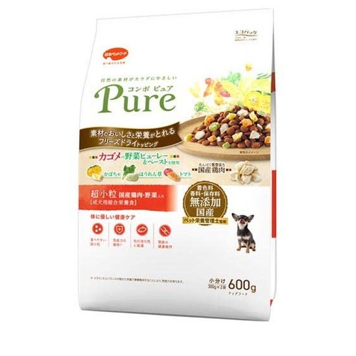 コンボ ピュア ドッグ 超小粒 600g(300g×2袋) ◆賞味期限 2027年1月