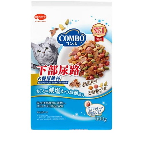 コンボ キャット 下部尿路の健康維持 まぐろ味 減塩かつお節添え 600g ◆賞味期限 2026年7月