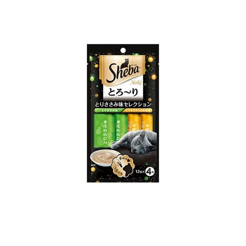 シーバ とろ～り メルティ とりささみ味セレクション 12g×4P ◆賞味期限 2026年10月