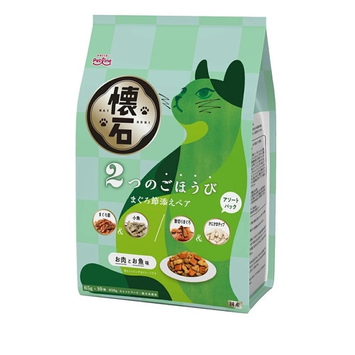 懐石 2つのごほうび まぐろ節添えペア 650g(65g×10袋) ◆賞味期限 2026年8月